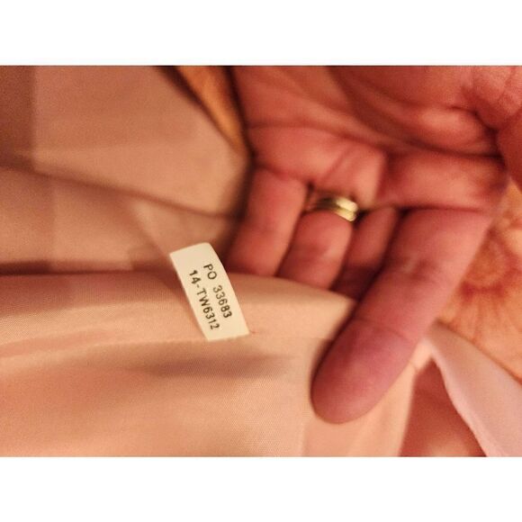 Vintage Tommy Bahama blush pink silk sheath dress size 4 - Picture 7 of 7